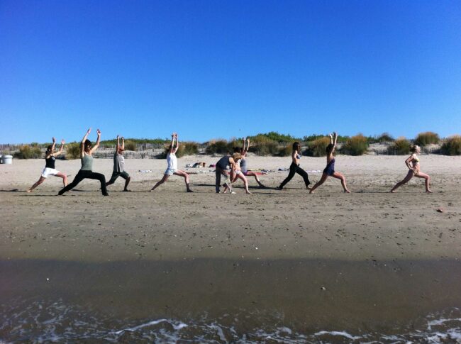 Yoga plage
